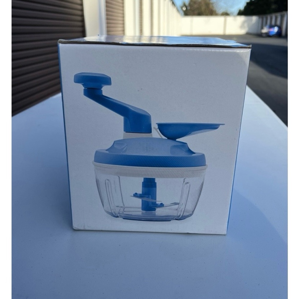 Tupperware Blue Manual Food Processor - Picture 2 of 7